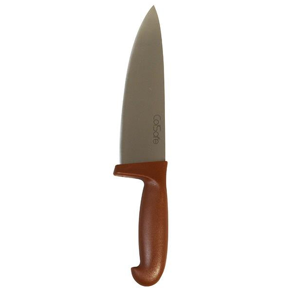 COLSAFE COOKS KNIFE 8.5in 20cm BROWN