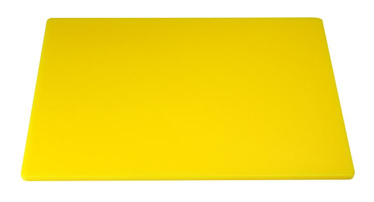 CHOPPING BOARD 14in X 10in X 0.5in YELLOW