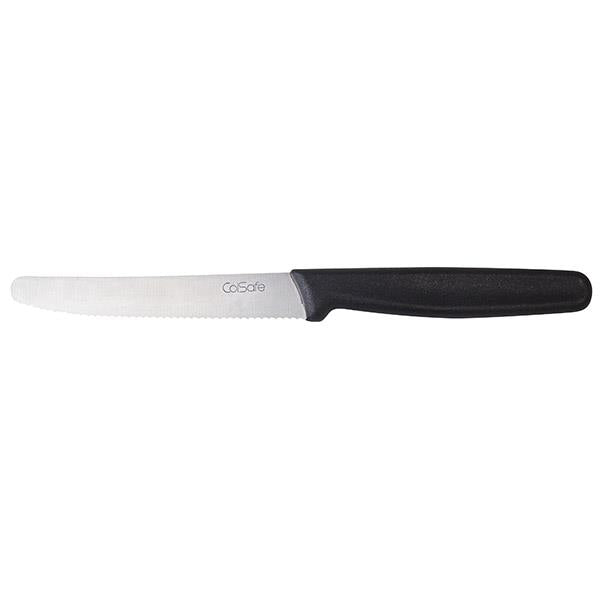COLSAFE TOMATO KNIFE 3.5in 9.5cm BLACK
