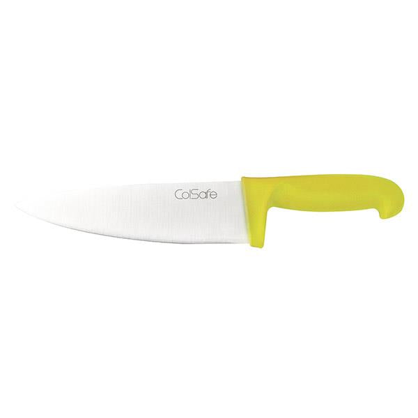COLSAFE COOKS KNIFE 8.5in 20cm YELLOW