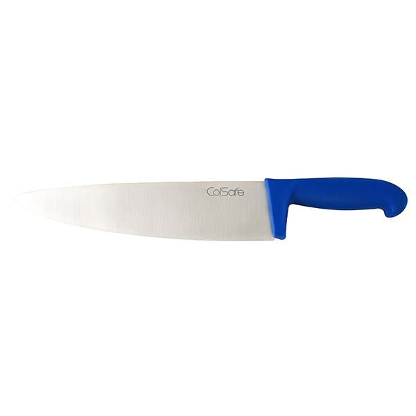 COLSAFE COOKS KNIFE 9.5in 24cm BLUE
