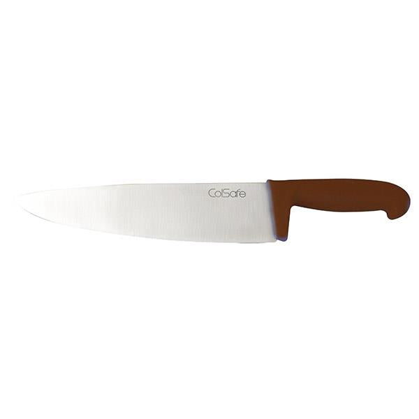 COLSAFE COOKS KNIFE 9.5in 24cm BROWN