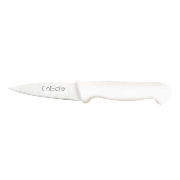 COLSAFE PARING KNIFE 3in 8cm WHITE