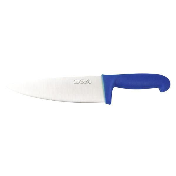 COLSAFE COOKS KNIFE 8.5in 20cm BLUE