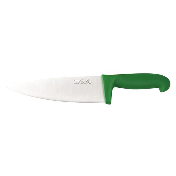 COLSAFE COOKS KNIFE 8.5in 20cm GREEN