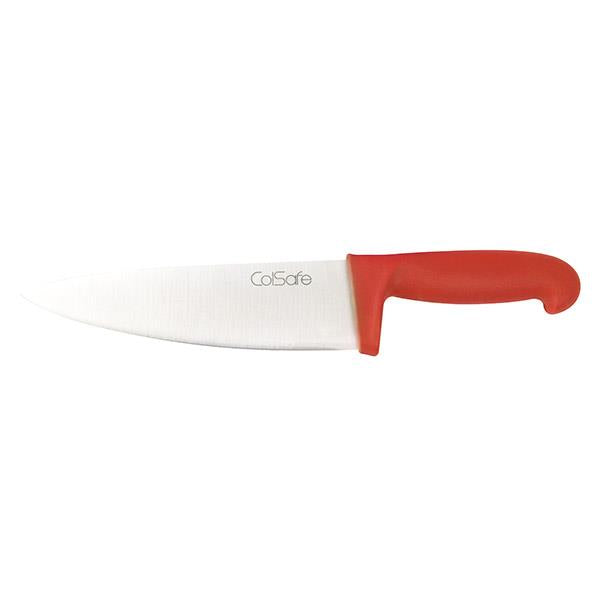 COLSAFE COOKS KNIFE 8.5in 20cm RED
