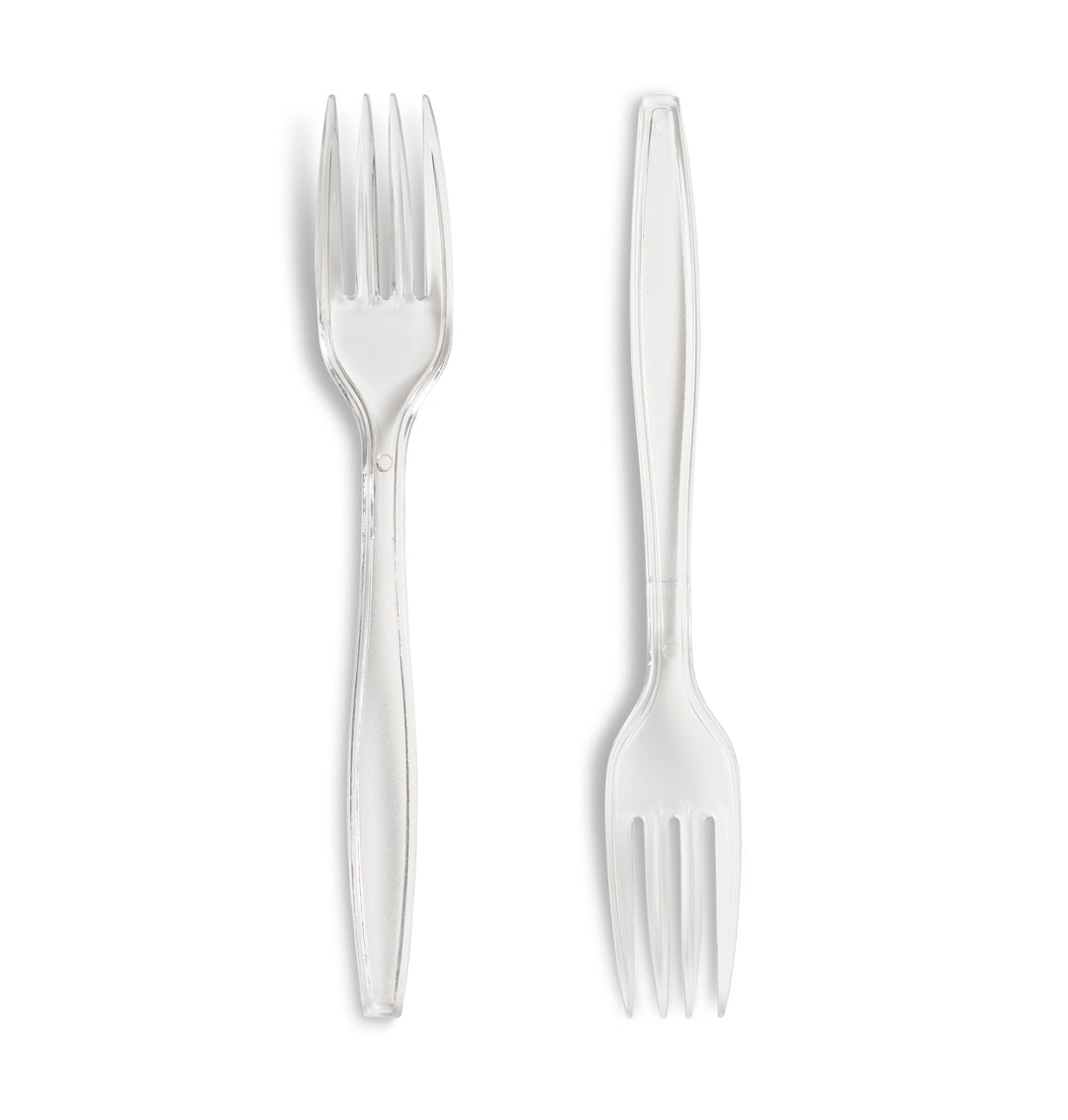 Clear Premium Reusable PS (180mm/7.0") Fork