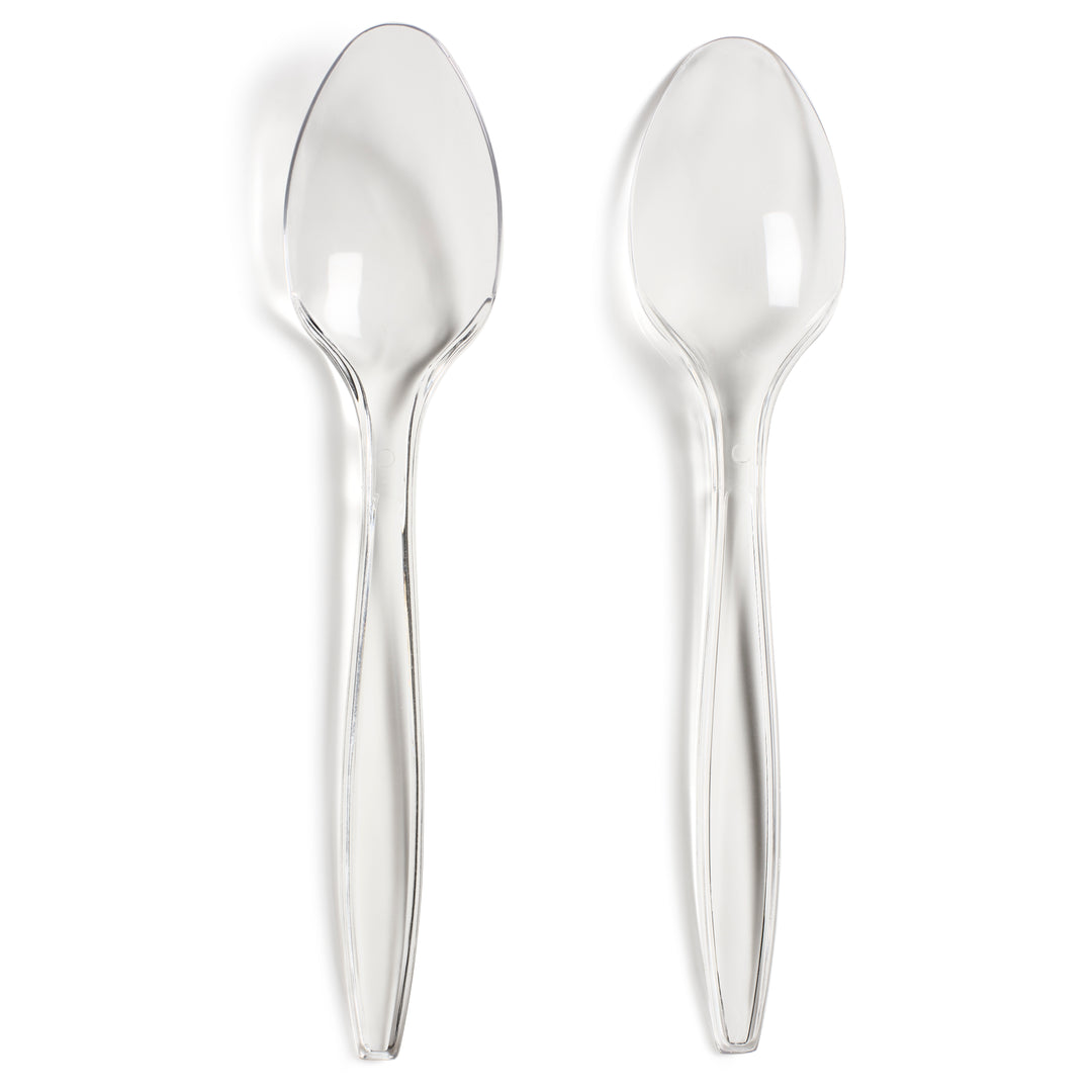 Clear Premium Reusable PS (170mm/6.7") Dessert Spoon
