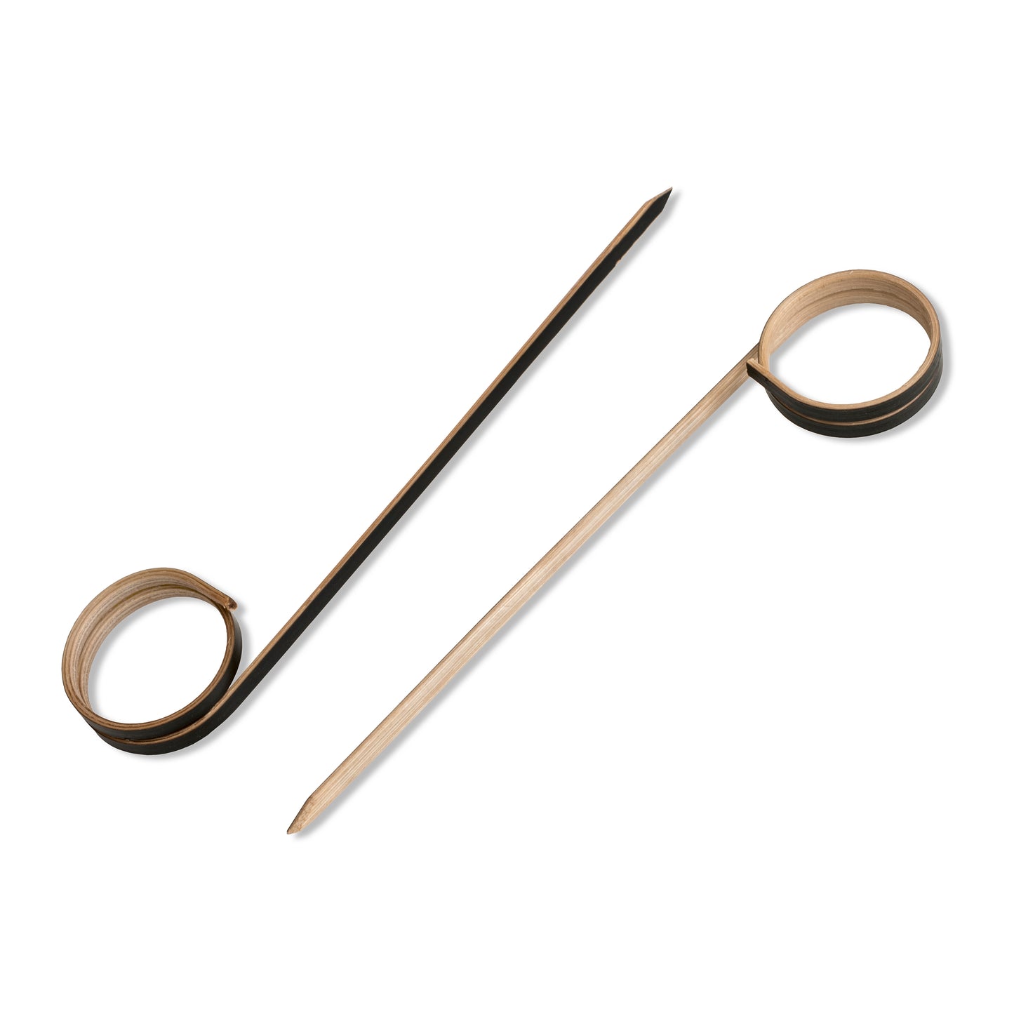 Bamboo Skewer Side Twisted (90mm/3.5") S/Point Black