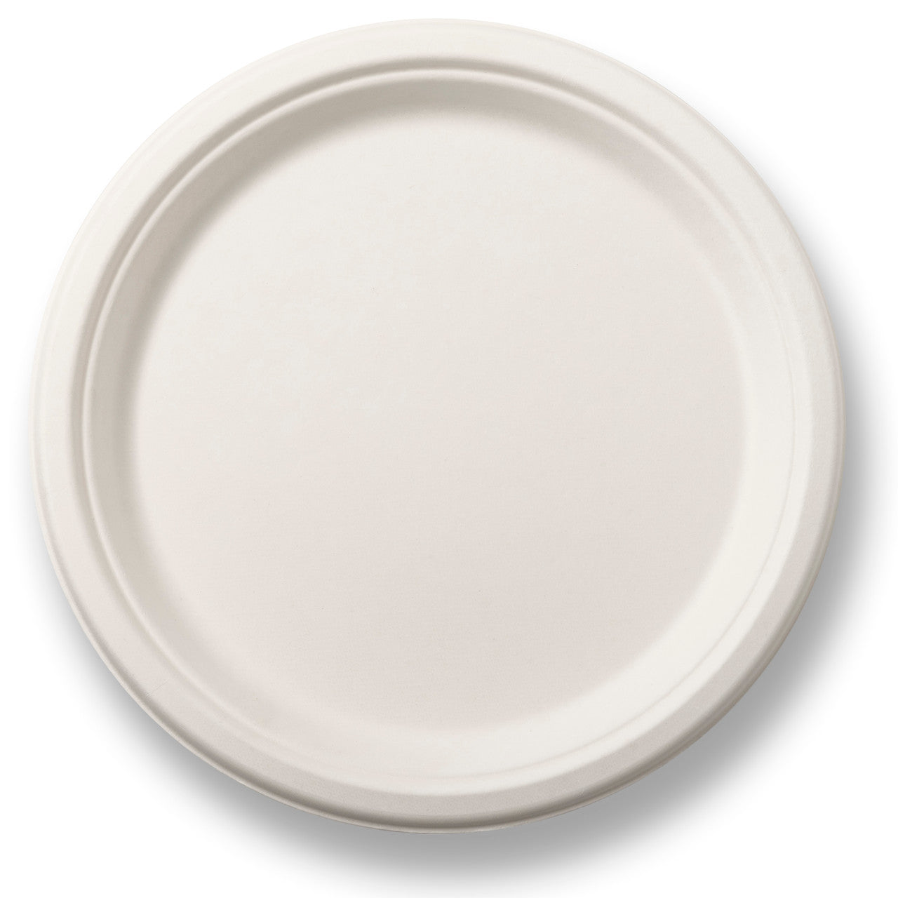 Bagasse Plate Round (254mm/10") White (TP4)