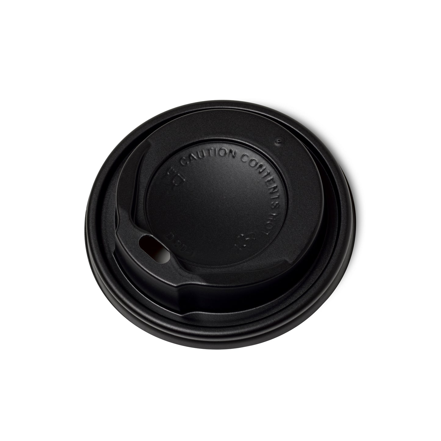 Sip Through PS Domed Lids (113ml/4oz) Black