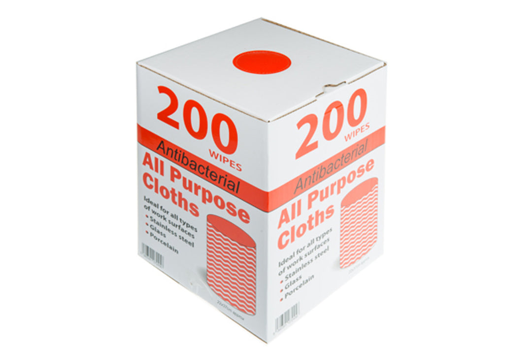 Boxed Roll Contract All Purpose Cloths Red