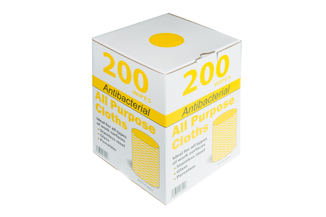 Boxed Roll Contract All Purpose Cloths Yellow