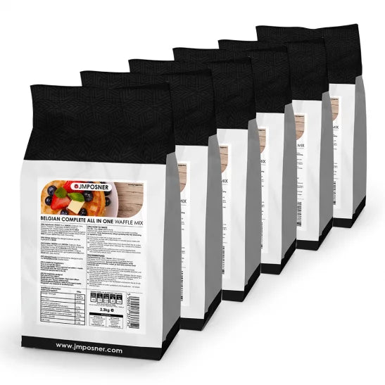 J M Posner All In One Waffle Mix 6 x 2.3kg