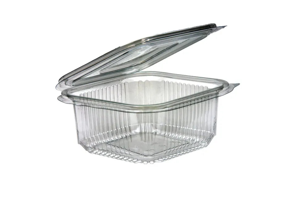 500cc Square Hinged Lid Salad Container