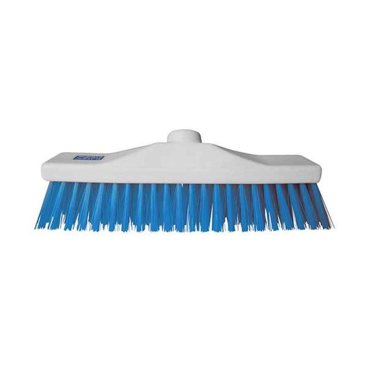 30cm Colour Coded Stiff Broom Blue