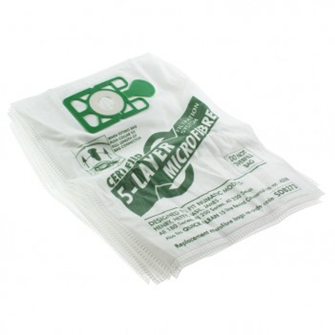NUMATIC HENRY AS200 MICROFIBRE VACUUM DUST BAGS X10