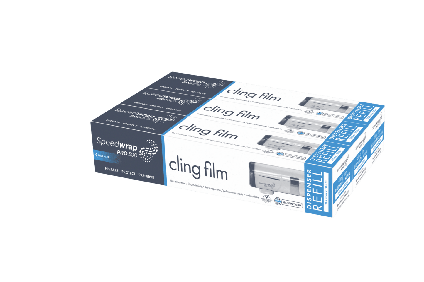 PROWRAP Professional Speedwrap 300 Cling Film Roll Refill