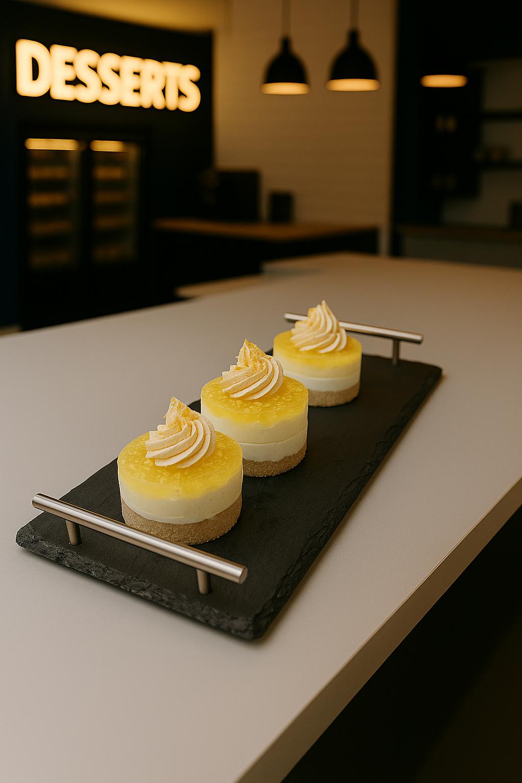 Lemon Meringue Mini Cheese cakes
