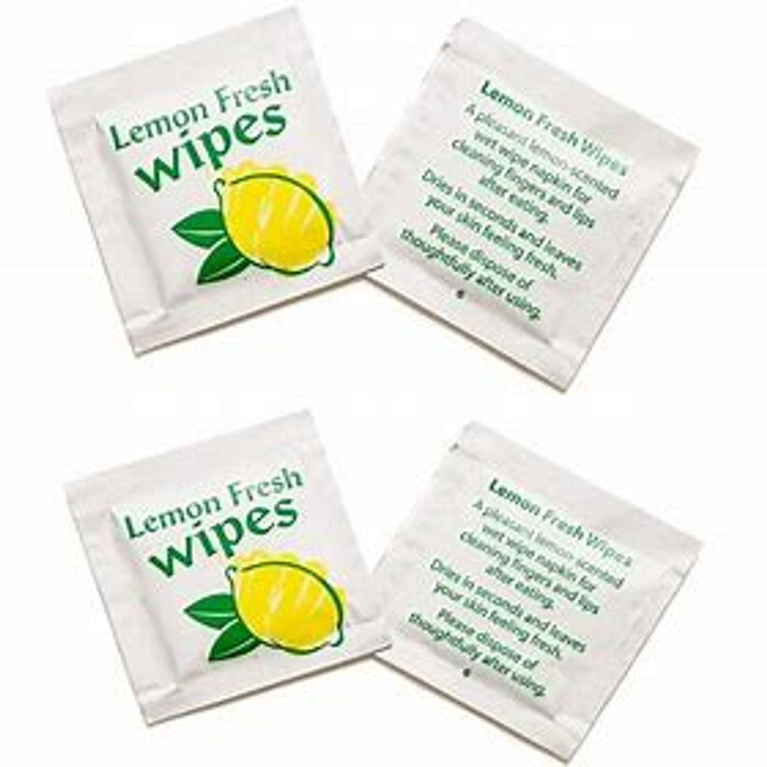Lemon Fresh Wet Hand Wipes