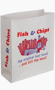 (320 X 170 X 435MM) LARGE SOS Fish & Chip GRAB BAGS