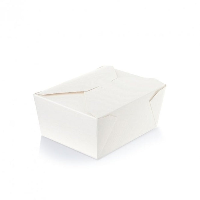 No.8 Snack Box (174/153x143/120x65mm-1400ml/49oz) White