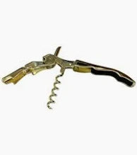 Double Reach Corkscrew - Gold plated