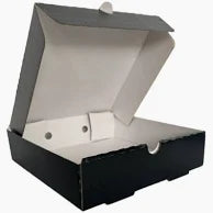 7" Black Pizza Box