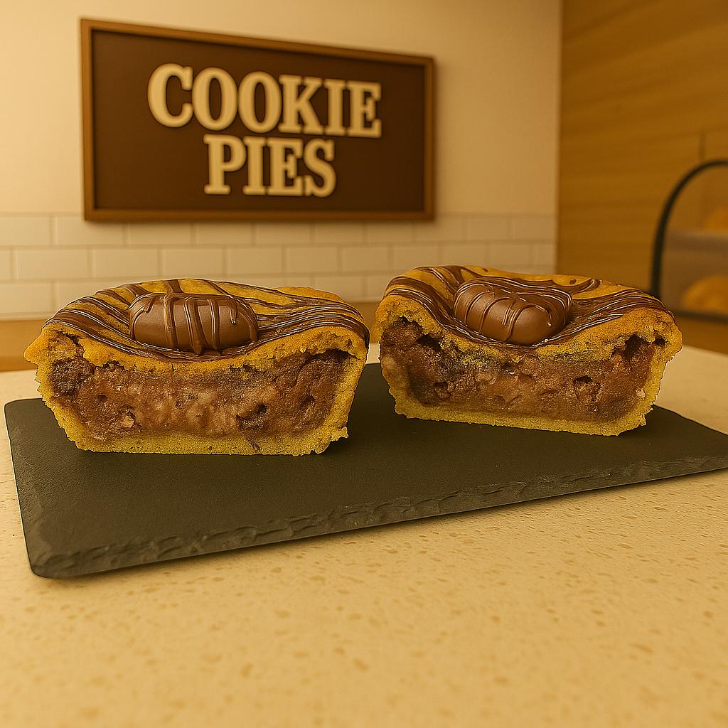 Toffee Crisp Cookie Dough Pies