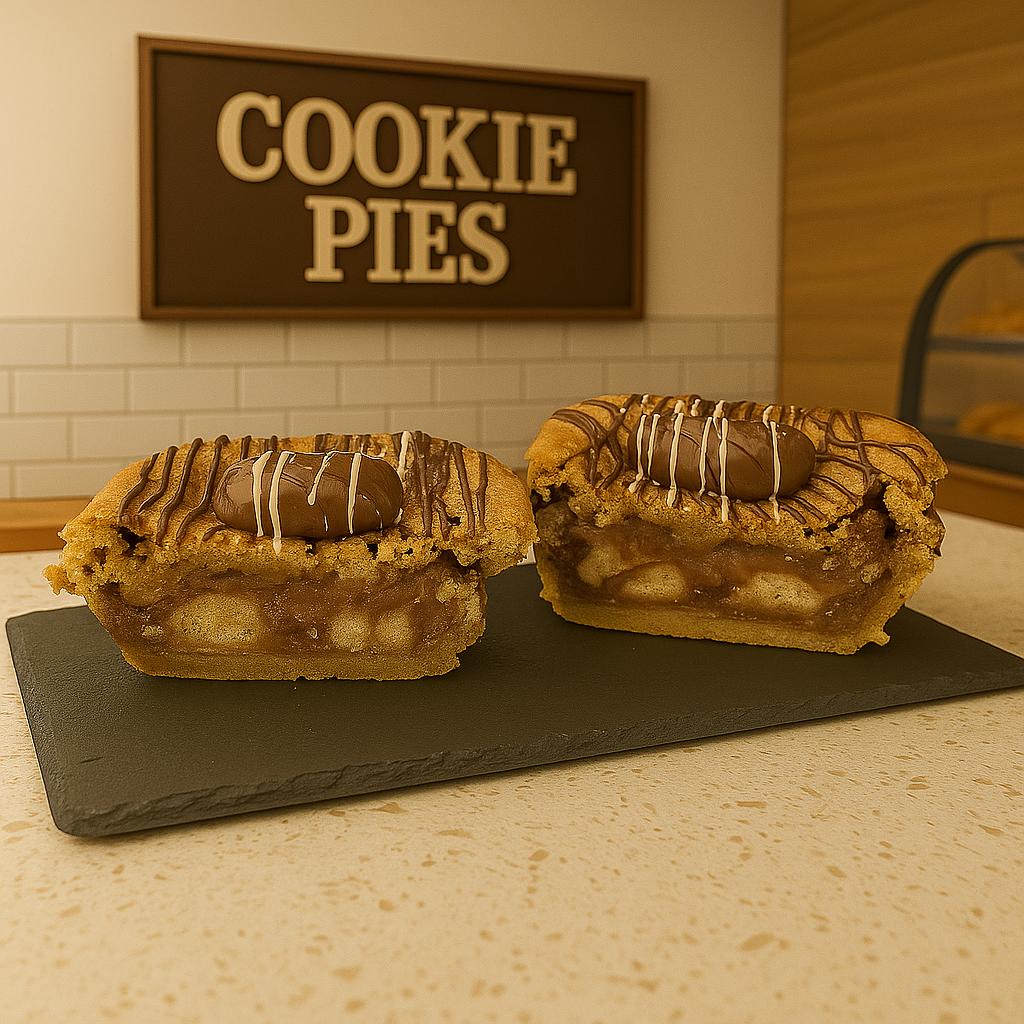 Twix Cookie Dough Pie