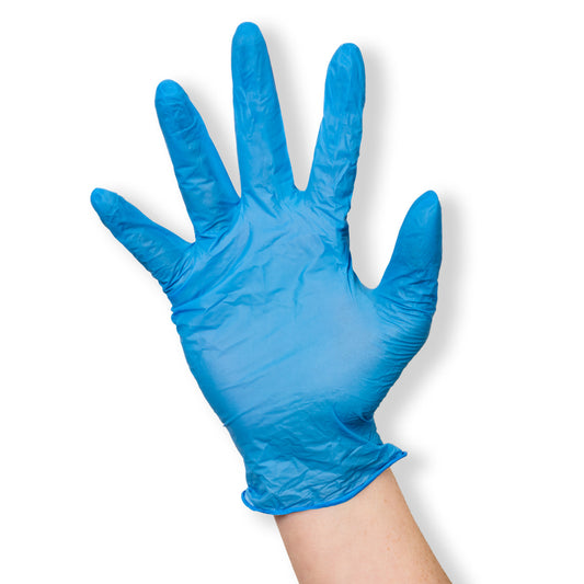 Blue Nitrile Gloves Powder free