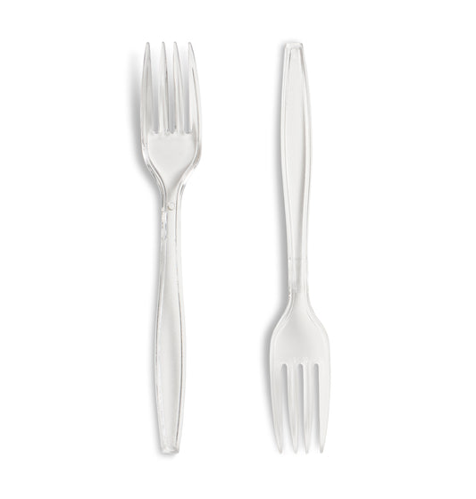 Clear Premium Reusable PS (180mm/7.0") Fork