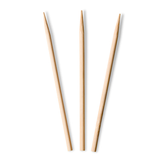 Bamboo Skewer Round (115x4mm/4.5") S/Point
