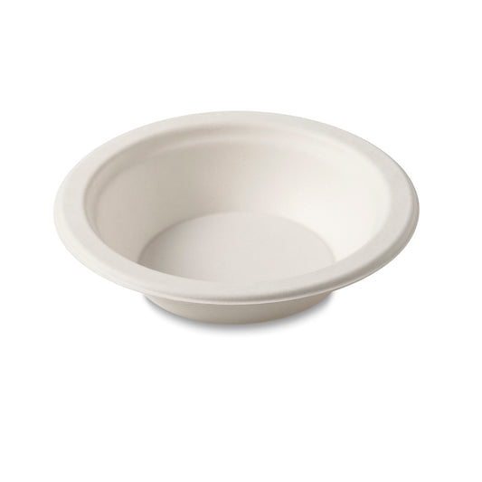 Bagasse Bowl Round (227ml/8oz) White (TB1)