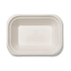 Bagasse Chip Tray (179x132x32mm/7x5") White (C2-Deep)