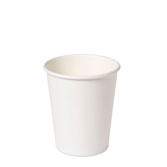 Single Wall Hot Drink Cup (227ml/8oz) White