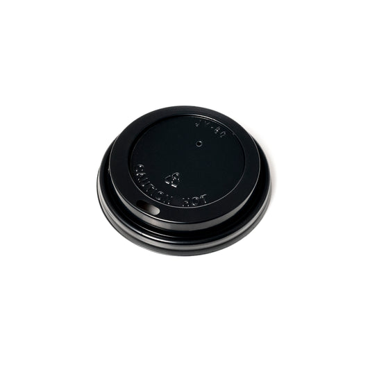Sip Through PS Domed Lids (227ml/8oz) Black