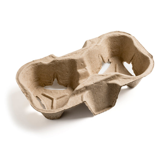 Moulded Pulp Fibre 2 Cup Holder