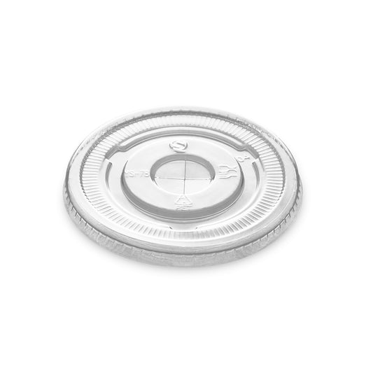 Clear Flat Lid for Smoothie Cup RPET (78mm)