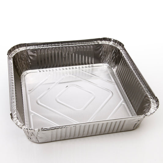 Foil Container No.9 Deep (230x230x50mm-2100ml/73oz)
