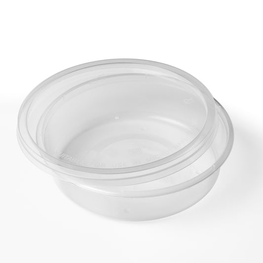 Microwave Container Round PP (228ml/8oz) Clear
