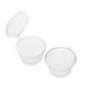 Microwave Portion Pot Round PP (56ml/2oz) Clear Hinge