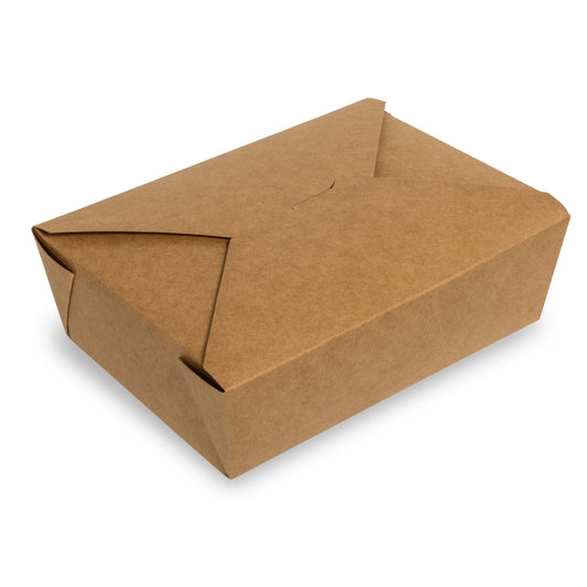 No.3 Snack Box (214/196x161/140x65mm-2000ml/70oz) Brown