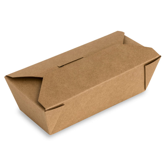 No.6a Snack Box (185/155x90/66x55mm-739ml/26oz) Brown