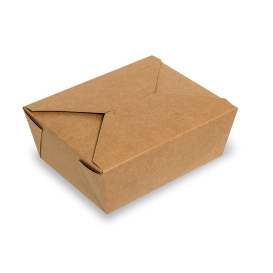 No.8 Snack Box (174/153x143/120x65mm-1400ml/49oz) Brown