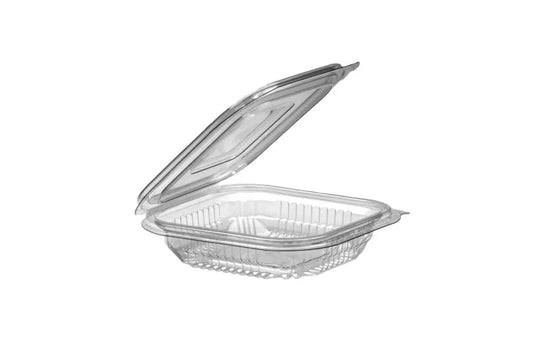 150CC Hinged Clear Plastic salad Container's