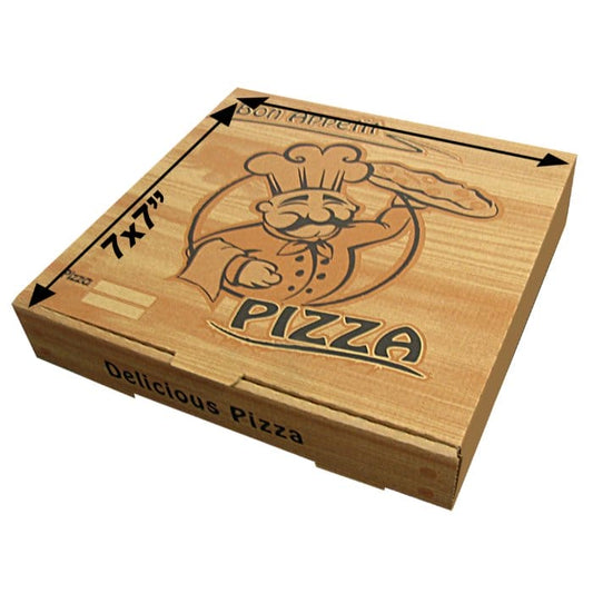 Brown Pizza Boxes