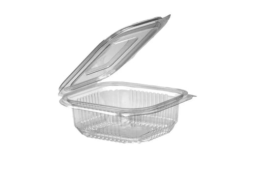 250cc Square Hinged Lid Salad Container