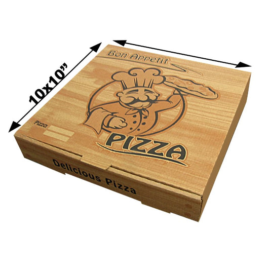 10″ Brown Pizza Boxes