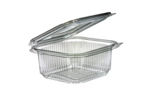 500cc Square Hinged Lid Salad Container